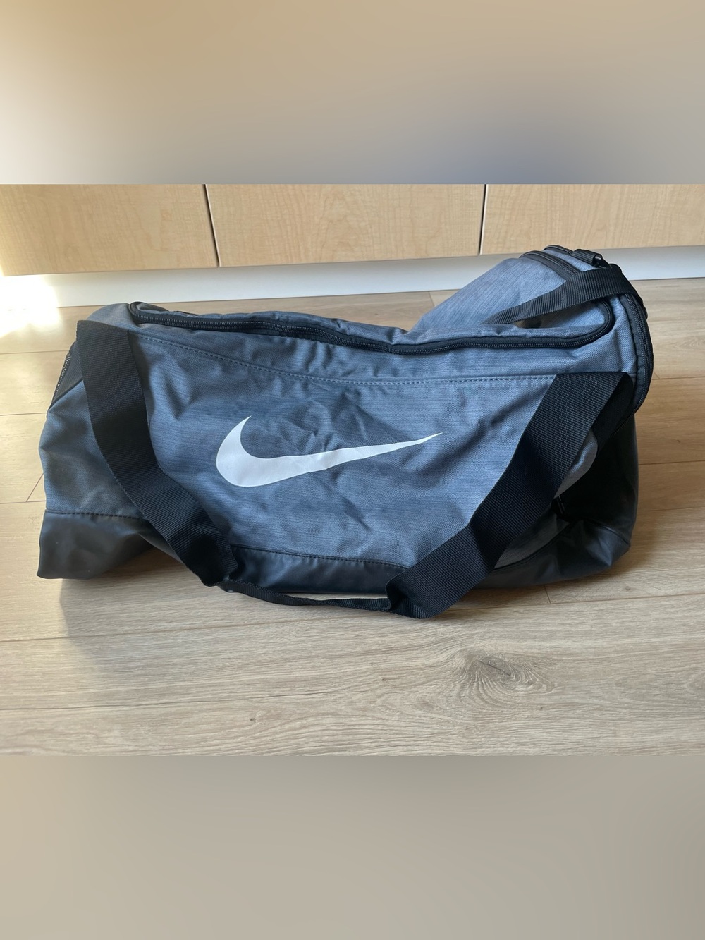 Nike Gray and Black Gym Bay